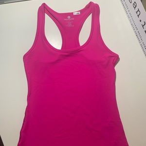 Pink athletic tank